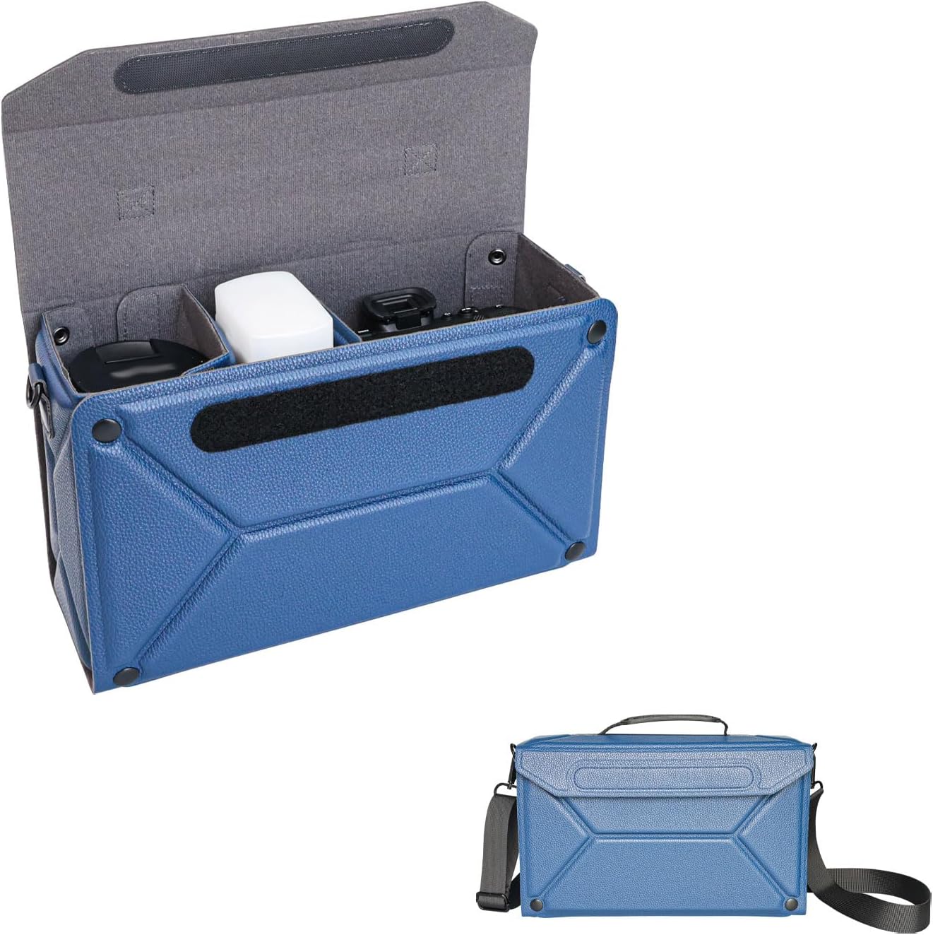 Waterproof Camera Bag for Canon Sony Nikon, Crossbody Travel Camera Case