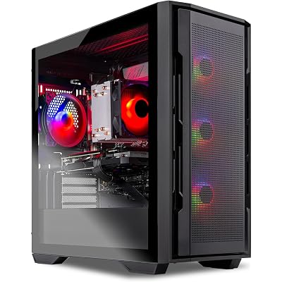 Skytech Gaming Rampage Gaming PC, AMD Ryzen 7 7700 3.8GHz, AMD RX 9070XT 16GB VRAM, 1TB NVMe SSD, 16GB DDR5 RAM 5200, 850W Gold ATX 3 PSU, Wi-Fi, Win 11, Desktop