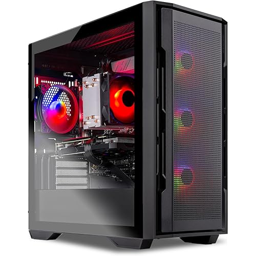 Skytech Gaming Rampage Gaming PC, AMD Ryzen 7 7700 3.8GHz, AMD RX 9070XT 16GB VRAM, 1TB NVMe SSD, 16GB DDR5 RAM 5200, 850W Gold ATX 3 PSU, Wi-Fi, Win 11, Desktop