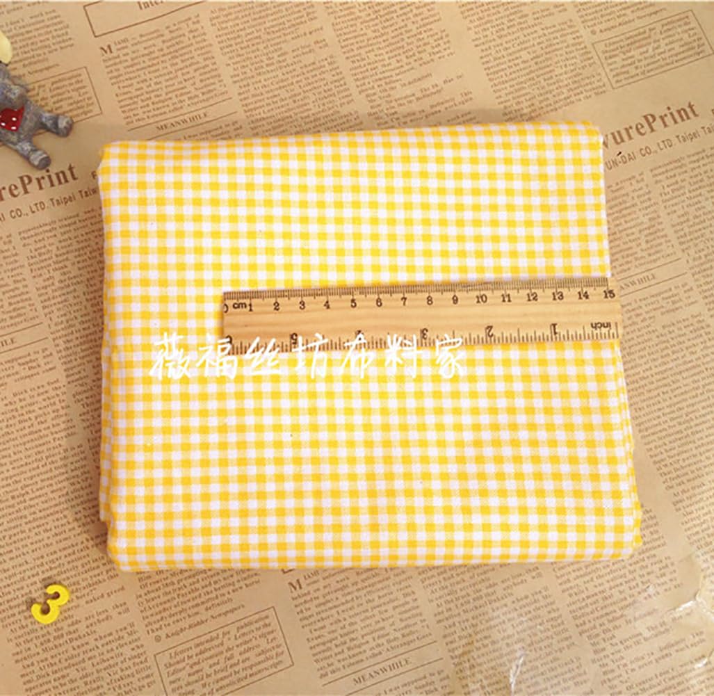 Żółto-pomarańczowy patchwork, zestaw 7 sztuk, bawełniane tkaniny do szycia, materiały do majsterkowania, 100% bawełna, patchwork, do pikowania, 100 x 160 cm