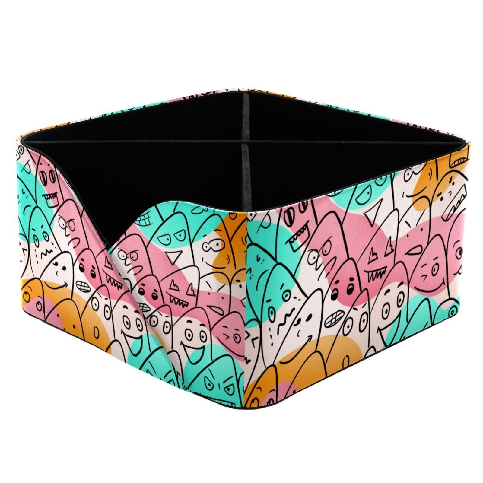 Porte-stylo pour enfants expression amusante boîte de rangement rectangulaire bureau