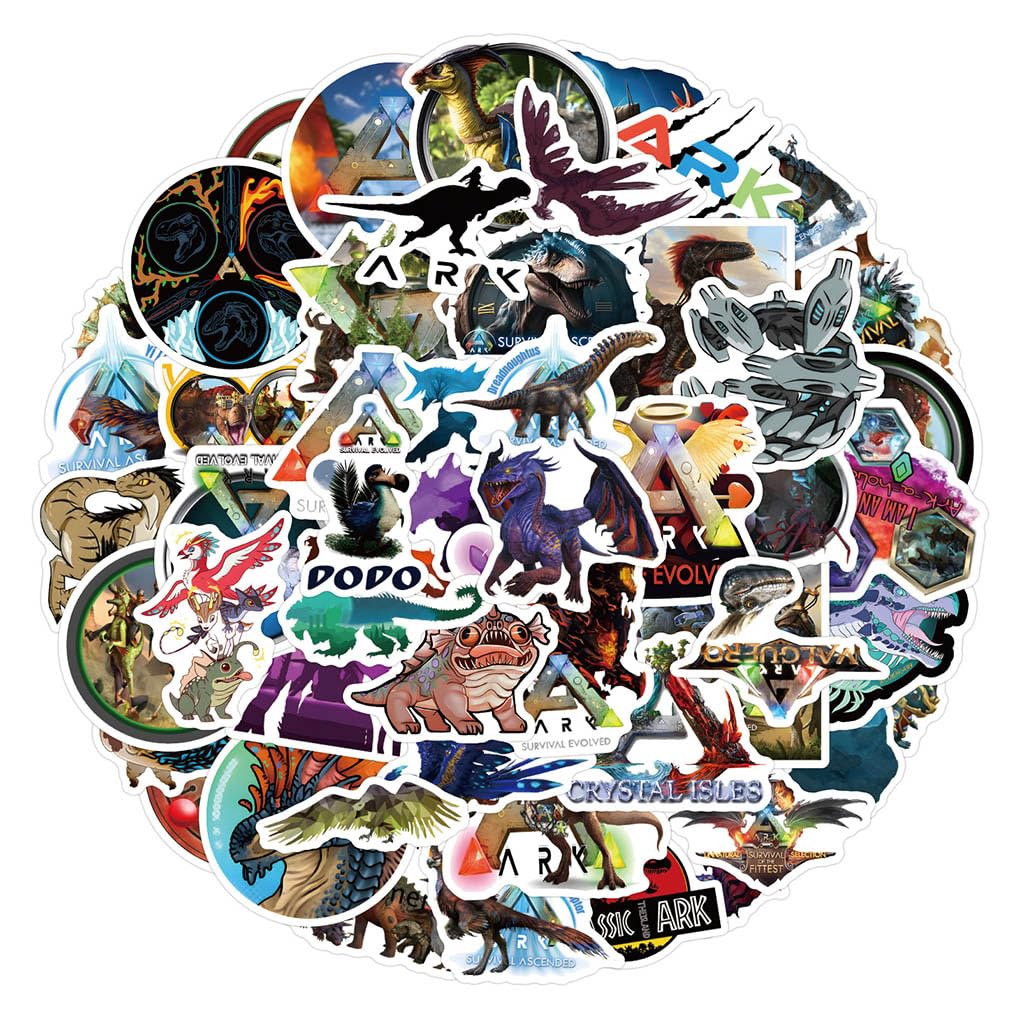 100 Stück Dinosaurier Aufkleber Set | Wasserdichte Vinyl-Sticker Für Kinder | Für Laptop, Flasche, Skateboard