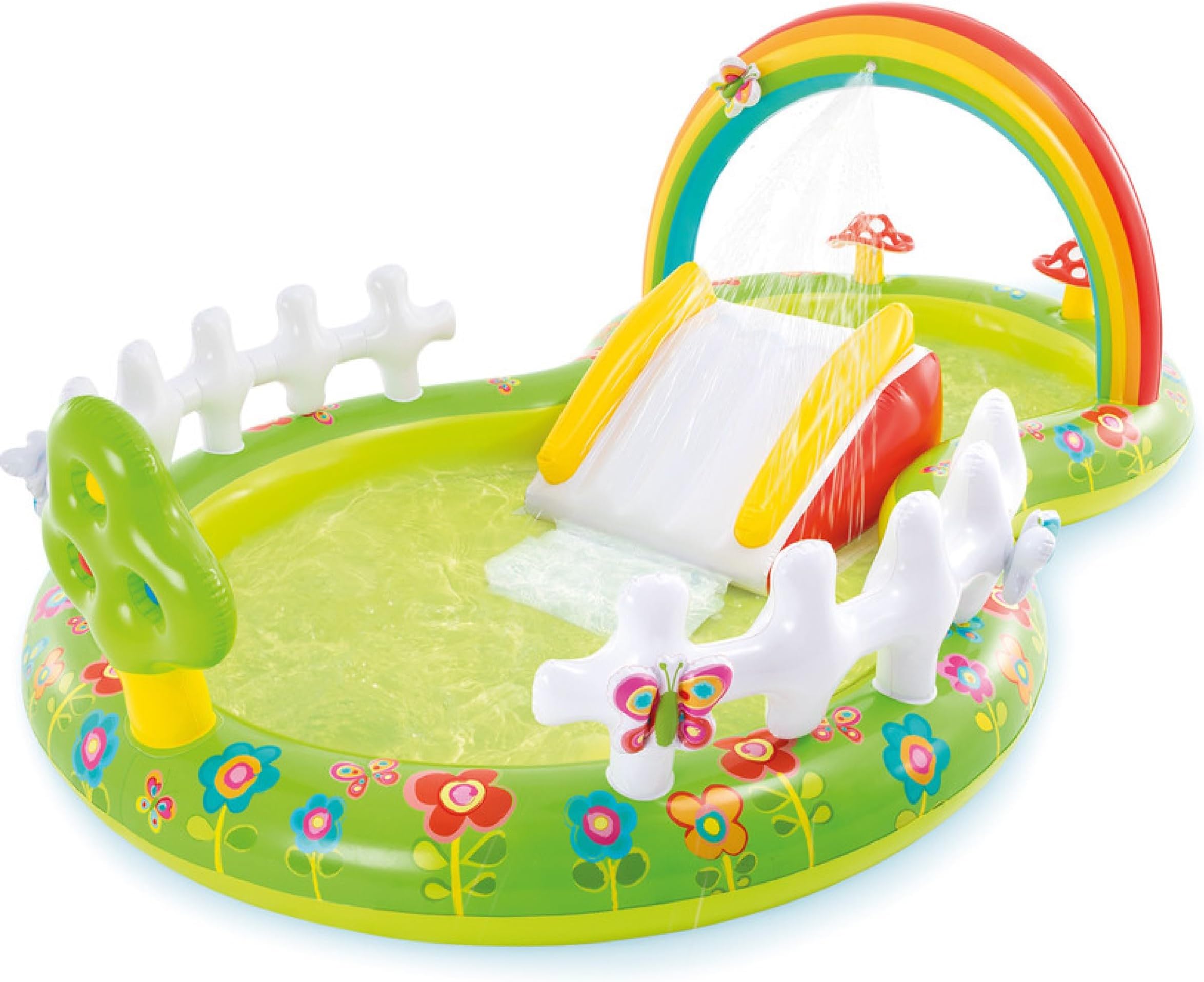 VWretails Family Playcenter for Kids, Childrens and Toddlers to Fun and Enjoyment in Backyard in Vacations, Having Inflatable Toys and Games with Multiple Designs (My Garden Playcenter 57154)