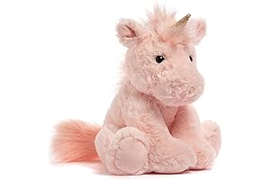 Pink Fluffy Unicorn Plush Stuffed Animal for Girls Ages 0 1 2...