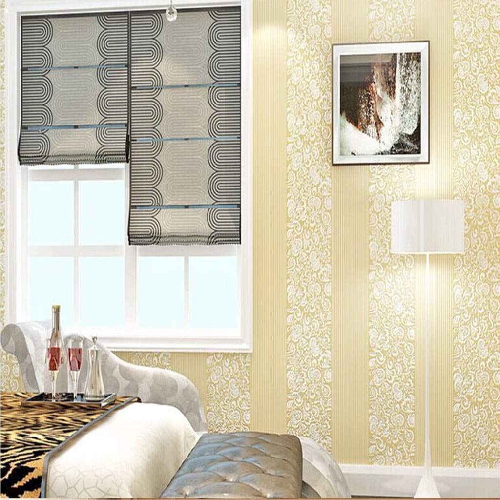 Carta da parati Carta Da Parati Autoadesiva Beige, Carta Da Parete Non Tessuta Carta, Materiale Decorazione Semplice Per Soggiorno E Camera Da Letto Tv Sfondo Sfondo (Size : 0.53X5M)