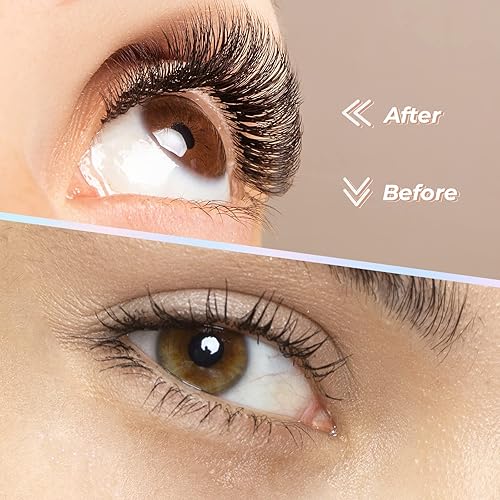 Miniatura 6 de MAEXUS Extensiones de pestañas individuales, 120 racimos de pestañas, pestañas individuales 20D, mini volumen (M20D 0.07 D, mezcla de 0.315 in-0.630