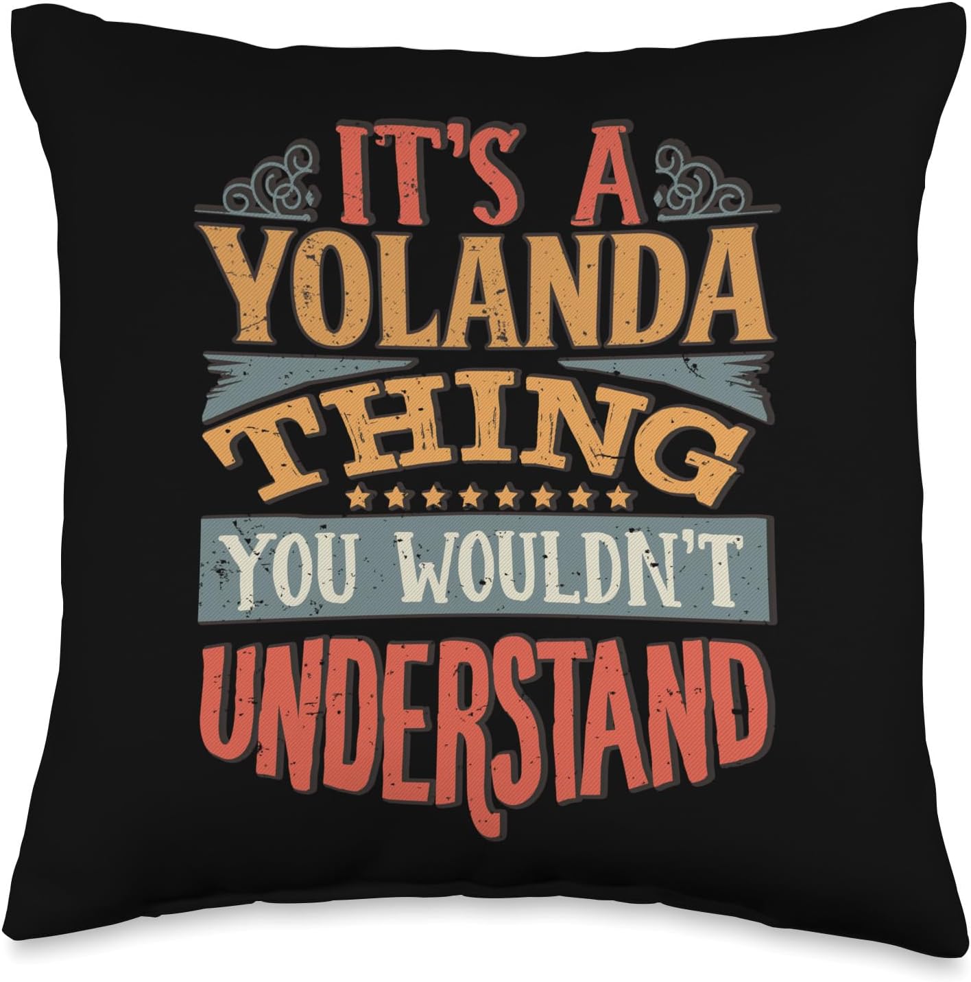 Yolanda Name Throw Pillow