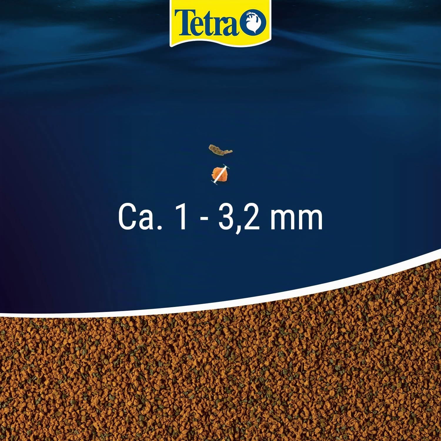 TetraMin XL Granules - Mangime per pesci a lento affondamento per pesci ornamentali di grandi dimensioni nello strato d'acqua centrale dell'acquario, lattina da 250 ml