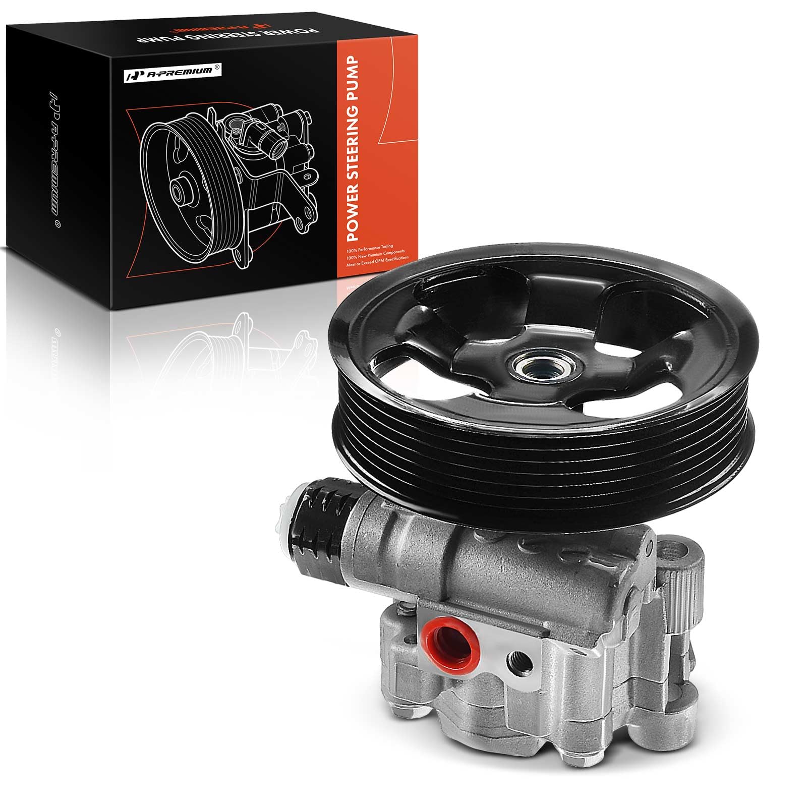 A-Premium Power Steering Pump with Pulley Replacement for Toyota RAV4 2001-2005
