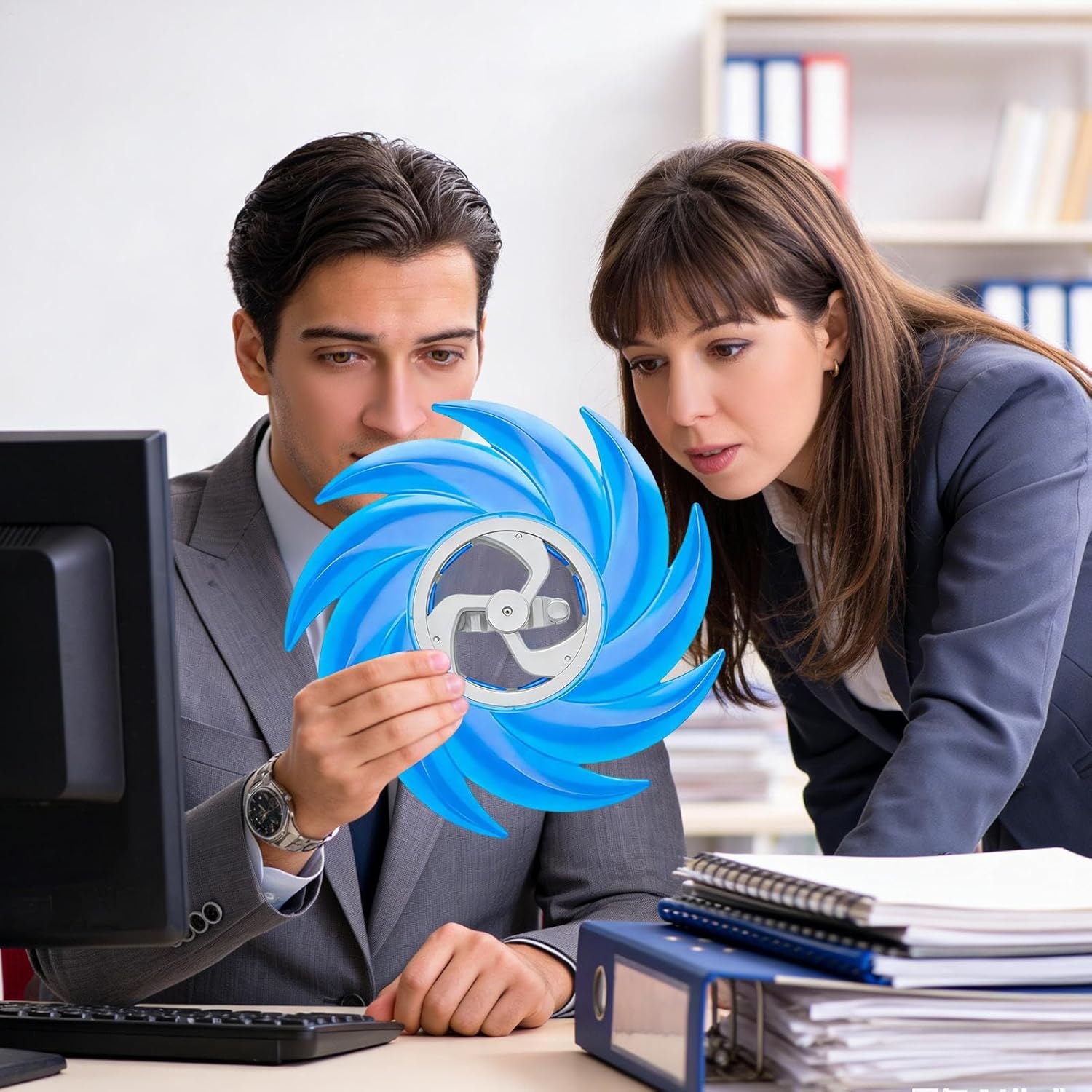 - Rotating Puzzle Light Toy, Stress Relief Handheld Gadget with Sturdy Bearing Mechanism, Smooth Spin Focus Function, Ideal for Home Commuting Workplace School Classroom Party Backpacki