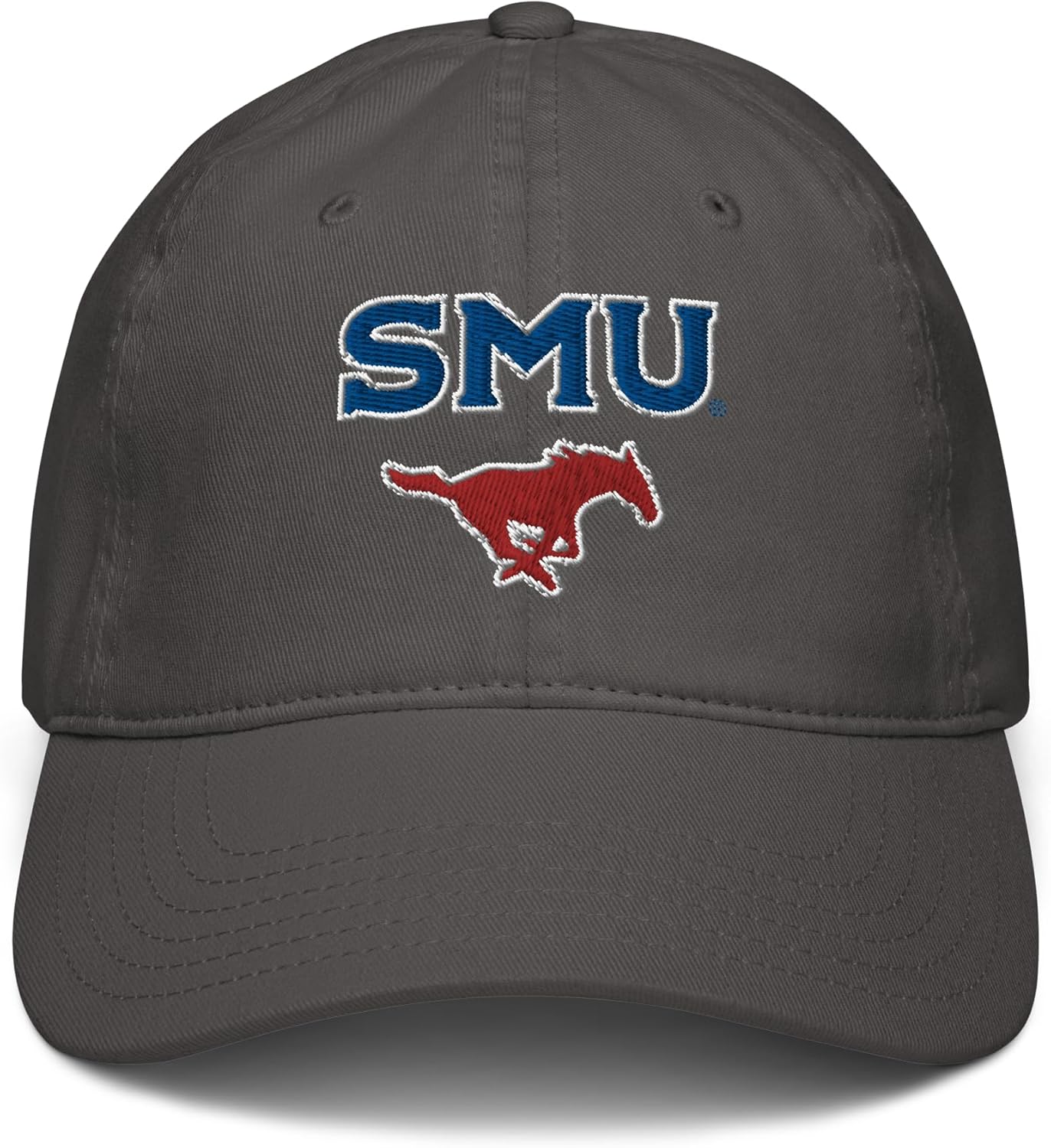 SMU Mustangs Arch Over Officially Licensed Adjustable Baseball Hat