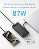 Power Bank Anker, 20,000mAh cargador portátil esencial para viajes con cable USB-C incorporado, batería de carga rápida de 3 puertos 87W máx., para MacBook, iPhone 16/15 Series, Samsung, Switch y más, certificado ClimatePartner 2
