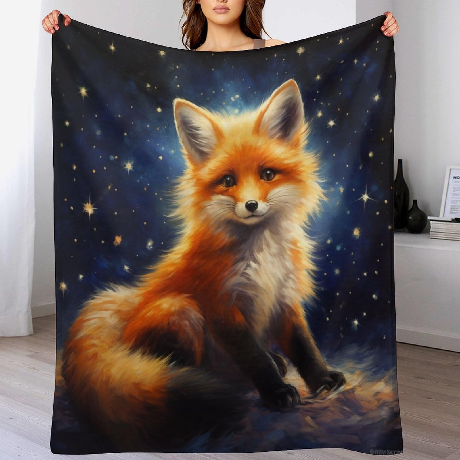 Flannel polyester renard couverture polaire pour réchauffer votre intérieur