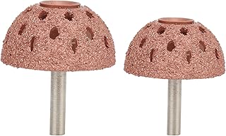 2Pcs Tungsten Buffing Wheels Bowl Type Grinding Head Tungsten Steel Buffing Wheel for Car Tire Grinding Polishing Tire Repair Patch Tools Grinder Power Tool Accessories Kit