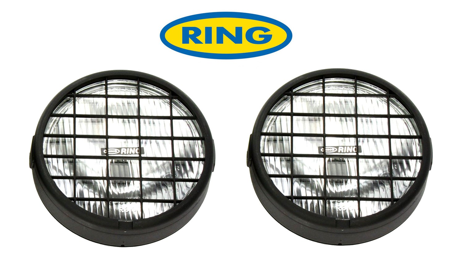 Buy Ring 6" Round Driving Spot Lamps Lights Pair With Stoneguards
