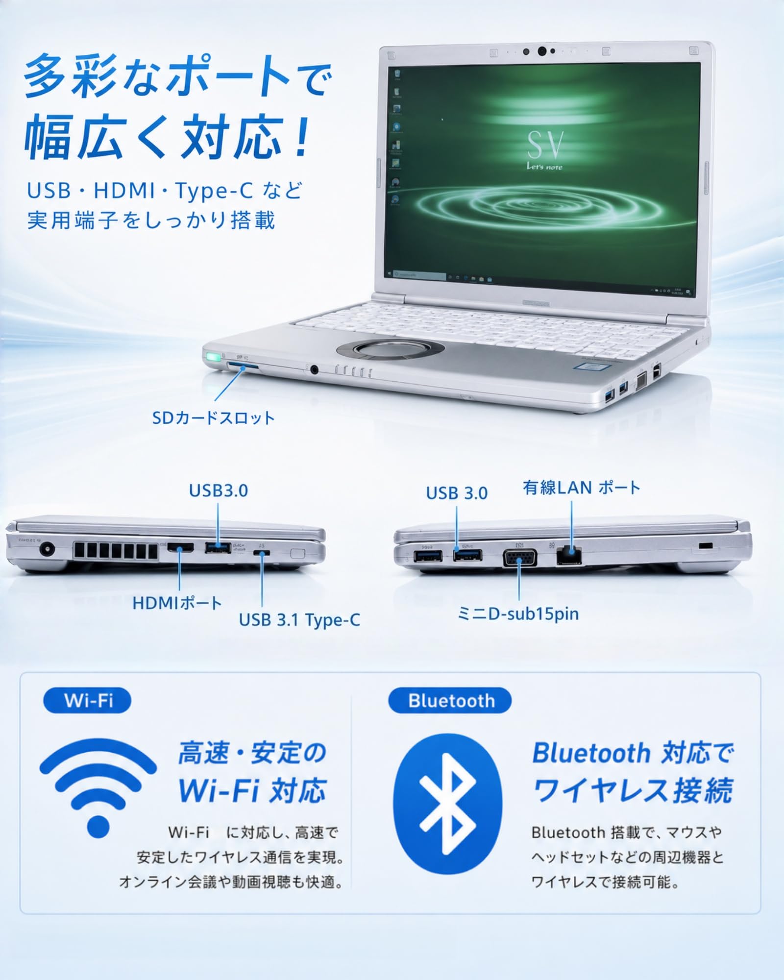 Amazon.co.jp: 【整備済み品】ノートパソコン Let`s note CF-SV8 超