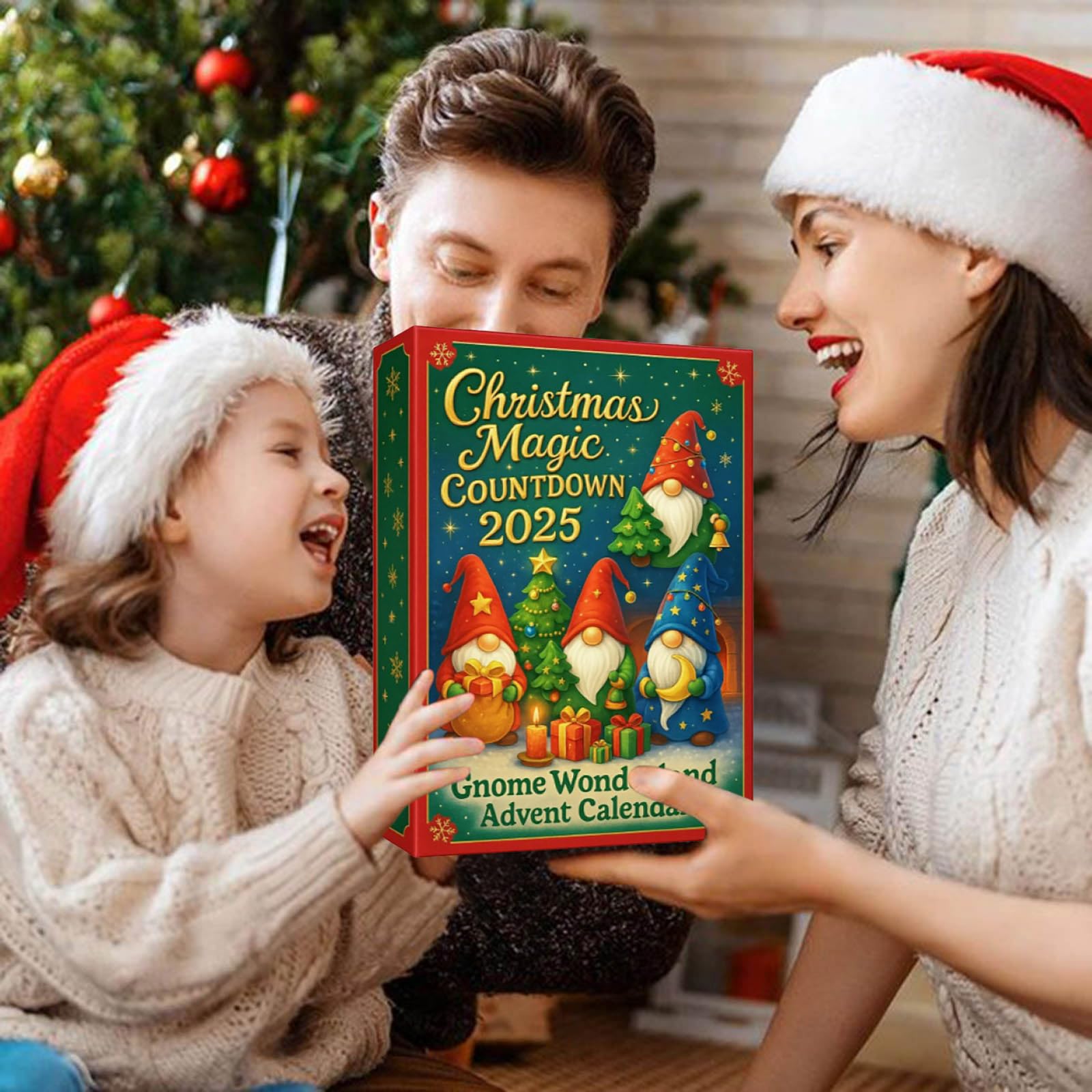 Calendario Avvento Gnomi 2025 | 24 Peluche Luminosi Fatti A Mano, Conto Alla Rovescia Natalizio