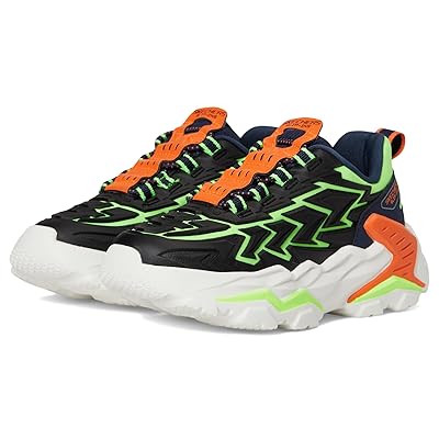 SKECHERS KIDS Hands Free Slip ins skech bots 2.0 403893L (Little Kid/Big Kid) Boys Shoes Black/Lime