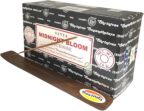 Miniatura 5 de Govinda Paquete de soporte para varillas de incienso con varillas de incienso Satya Bangalore (BNG) - 12 cajas x 0.53 oz