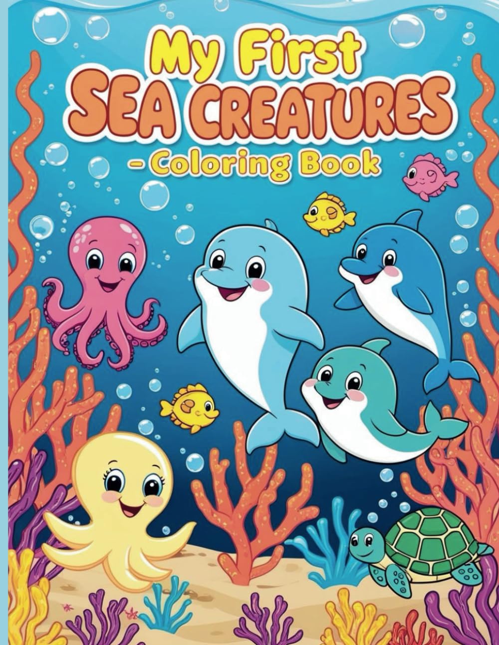 My First Sea Creatures - Coloring Book
