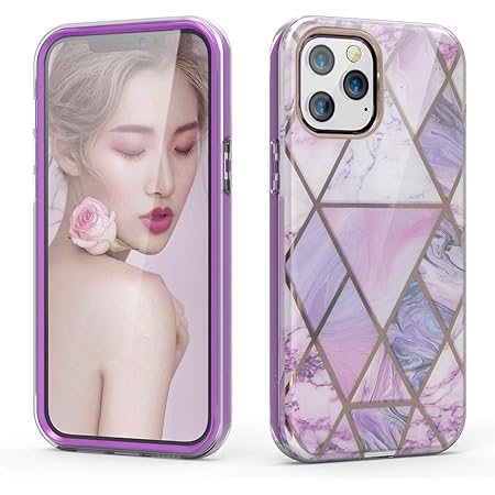 Amazon Com Watache For Iphone 12 Pro Max Case Full Body 2 In 1 Heavy Duty Hybrid Sturdy Armor High Impact Shockproof Protective Anti Scratch Cover Case For Iphone 12 Pro Max Purple