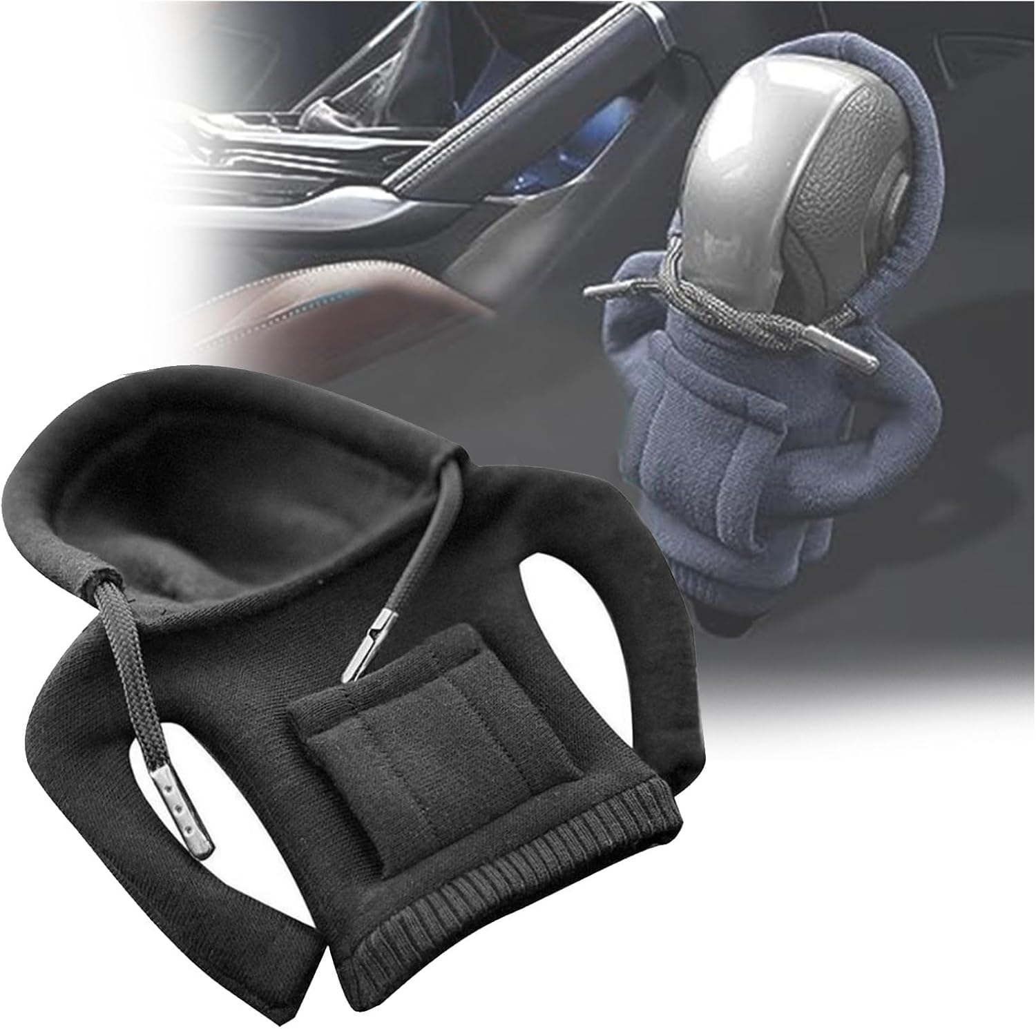 Appleya Car Gear Shift Cover Hoodie All Cotton 4.7in / 12cm Fashion Car Shifter Knob