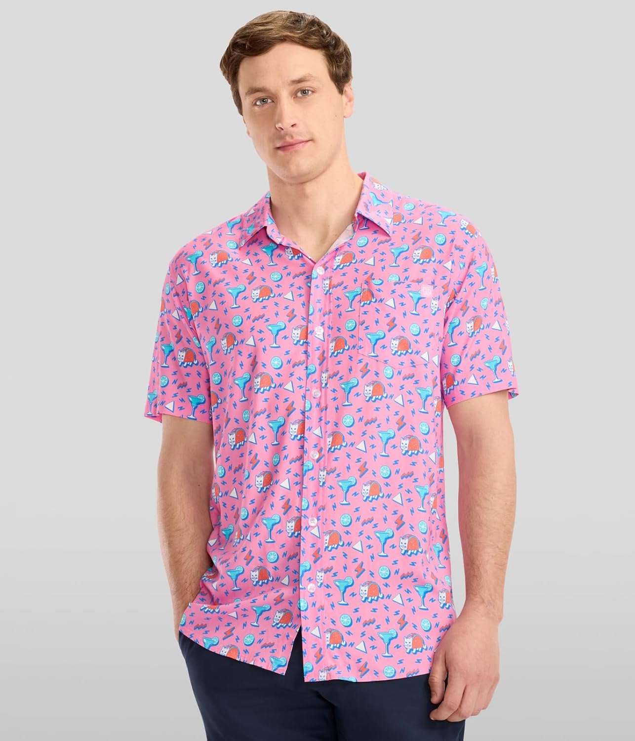 Tipsy Elves Hawaiian Shirts for Men - Casual Beach & Summer Party Shirts for Men - Stretch Fabric with Modern Fit