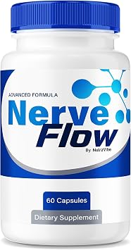 Nerve Flow Daily Support Formula with a Balanced Blend for Nerve Health, Comfort, and Function | NerveFlow Easy-to-Swallow Pills for Daily Nerve Support 60 Capsules
