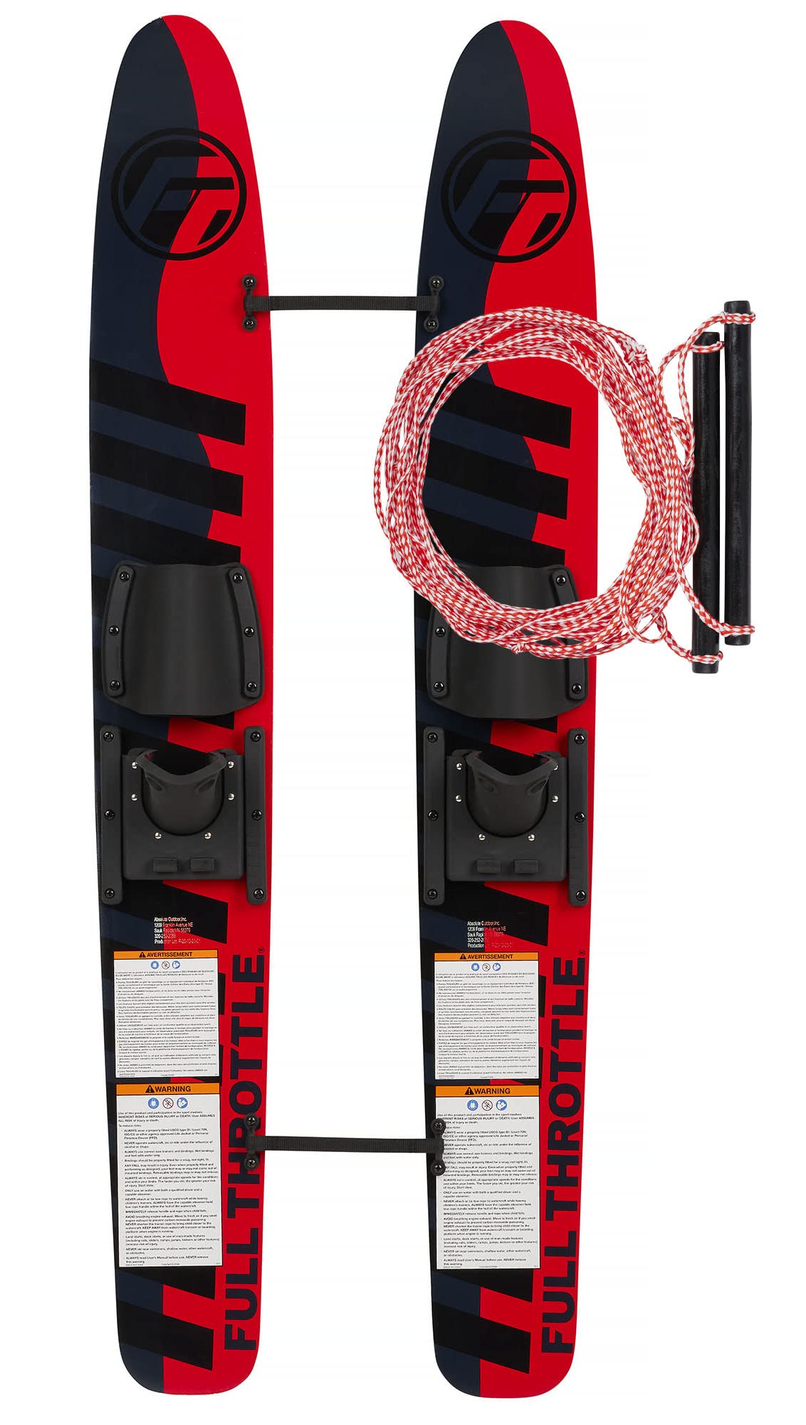 Full Throttle Trainer Combo Waterskis, 46"