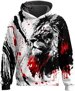 SANKILL Boys Sweatshirts Graphic Hoodies for Boys Hoodies Size 14-16 Cool Teen Boy Gifts Kids Sweatshirts 10 12 Clothes Youth