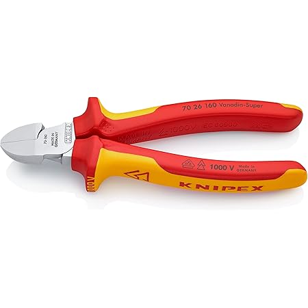 Knipex Kraft-Seitenschneider 200mm VDE - Profi Seitenschneider Für Elektriker