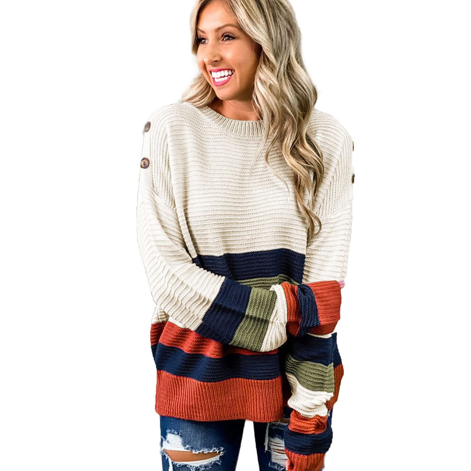 Manches Longues Décontractées d'hiver pour Femmes Robe Élégante Robe Mi-Longue en Tricot pour Femme Pull Tricoté