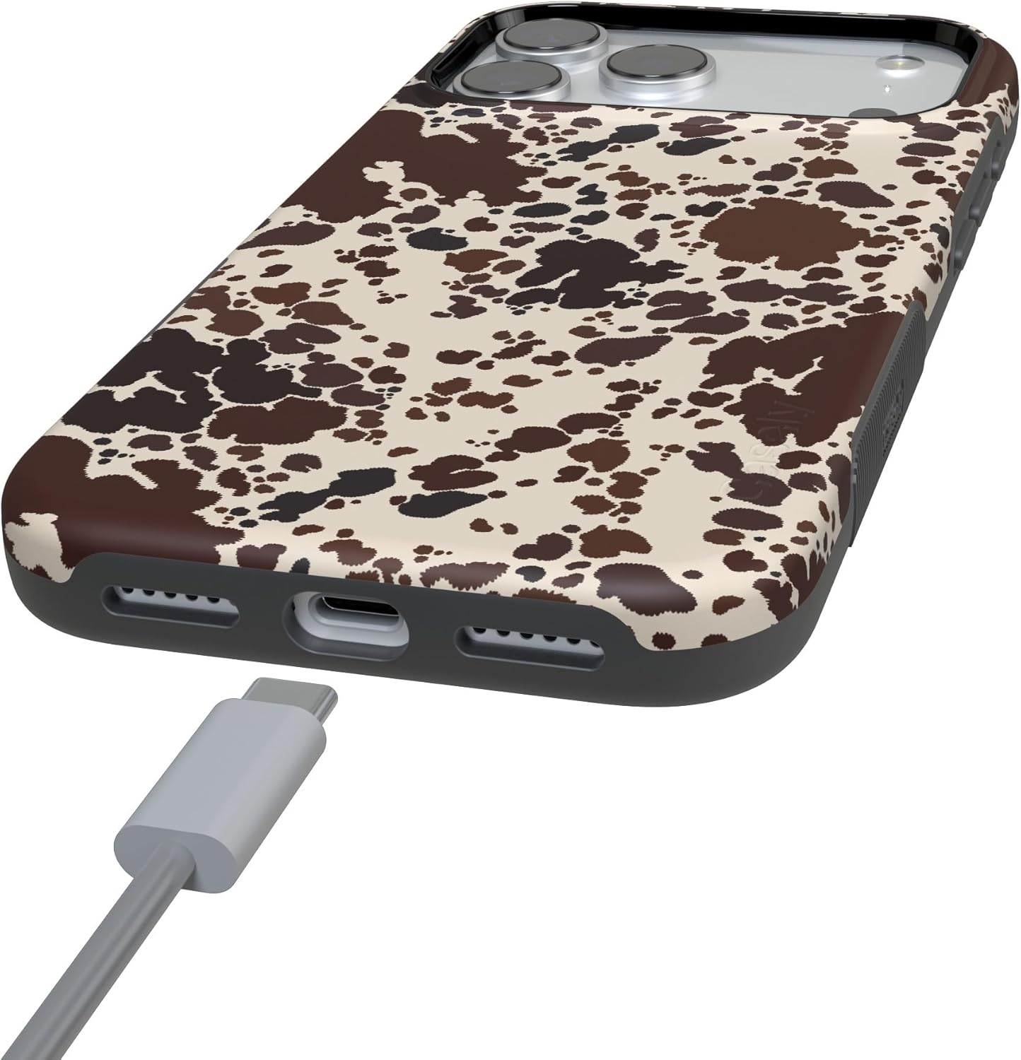Casely iPhone 17 Pro Max Case | Cowgirl Envy | Cow Print | Bold Protective Design | Compatible with MagSafe