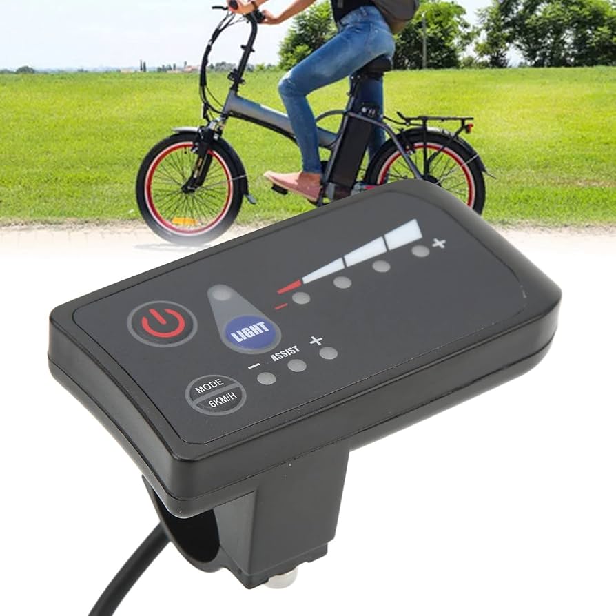 Electric Bike LCD Display Meter Waterproof 5pin Connector Bike Conversion Meter For Bafang Controller 24 48v