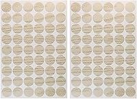 Vista 15 de Mini Skater 108 calcomanías de madera autoadhesivas para muebles de gabinete, agujeros para tornillos, suministros de decoración, 0.78 pulgadas