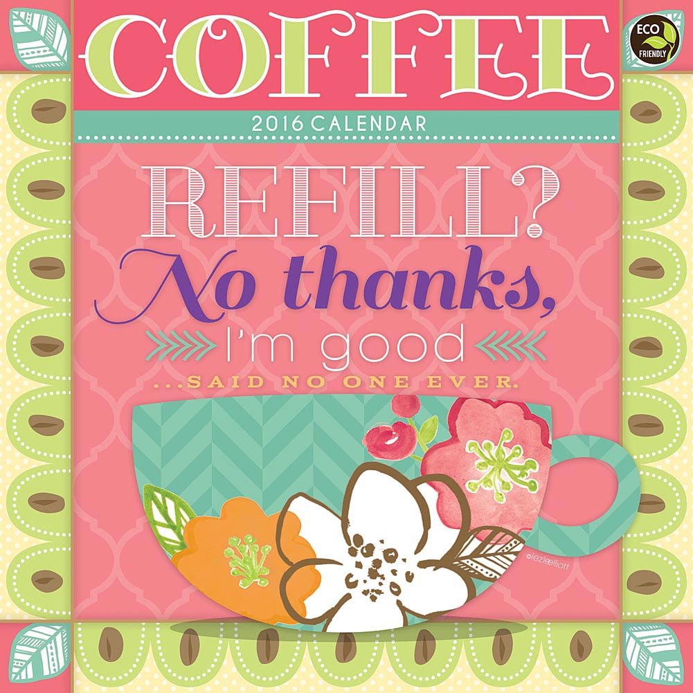 Coffee Wall Calendar by TF Publishing 2016