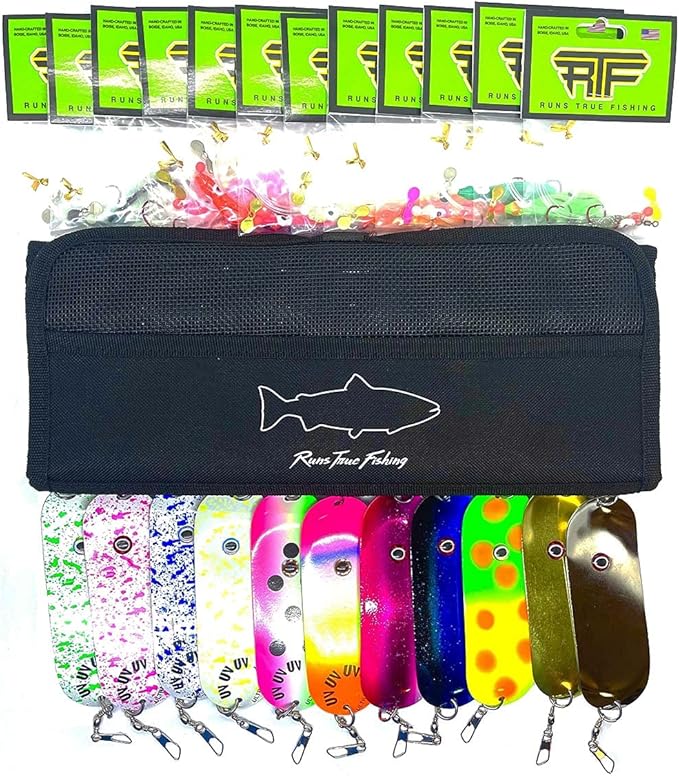 Runs True Fishing Dodgers/Rigs Made in USA 2" Hoochie