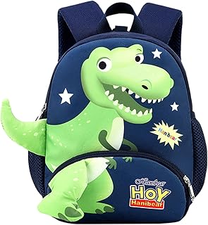 2025- Sac à dos pour enfants - Pour la maternelle - Dinosaure de dessin animé - Corde perdue - Sac à dos d'école - Boîte à déjeuner pour filles