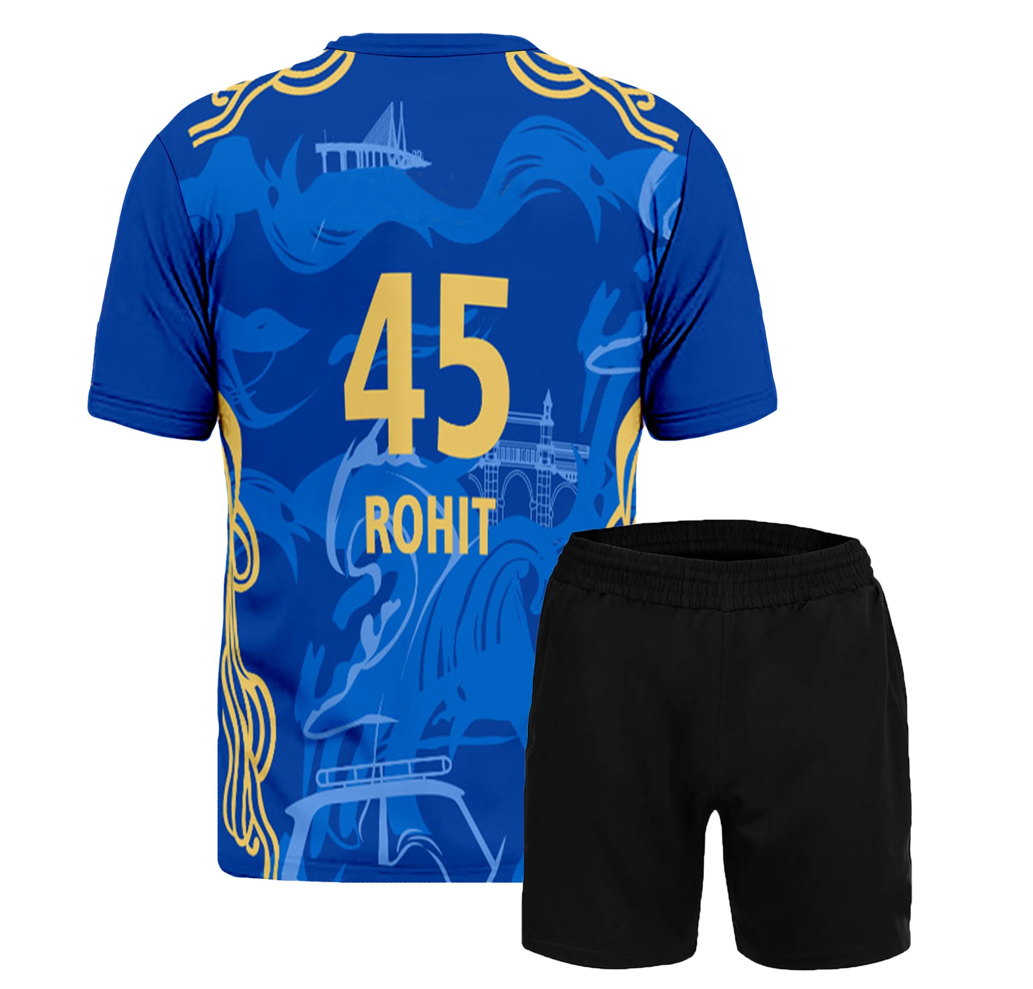 Sports India IPL Cricket Team T Shirt Jersey for (Kid's, Girl's & Womens) L709-picture-11