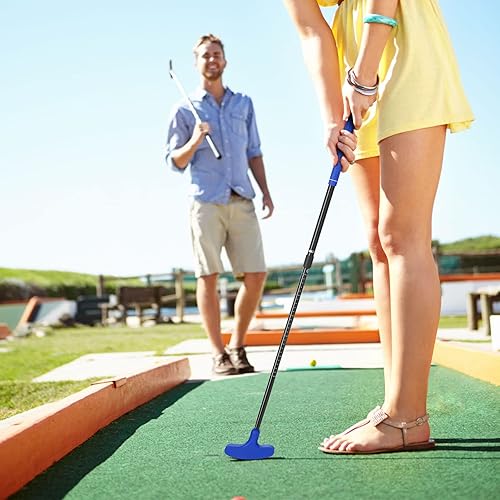 Miniatura 6 de Hiboom Putters de golf para hombres y mujeres, putter de golf de dos vías con 4 pelotas de golf, longitud ajustable, para niños, a granel para