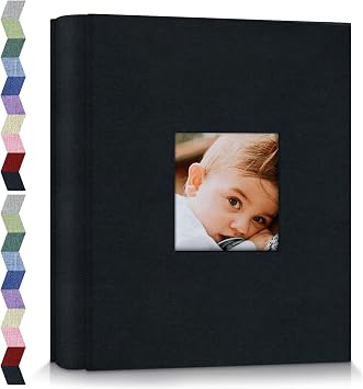 popotop Photo Album 4x6-600 Photos Photo Books with 600 Horizontal and Vertical Pockets,Linen Cover Albums for Family Wedding Anniversary Baby Vacation Pictures