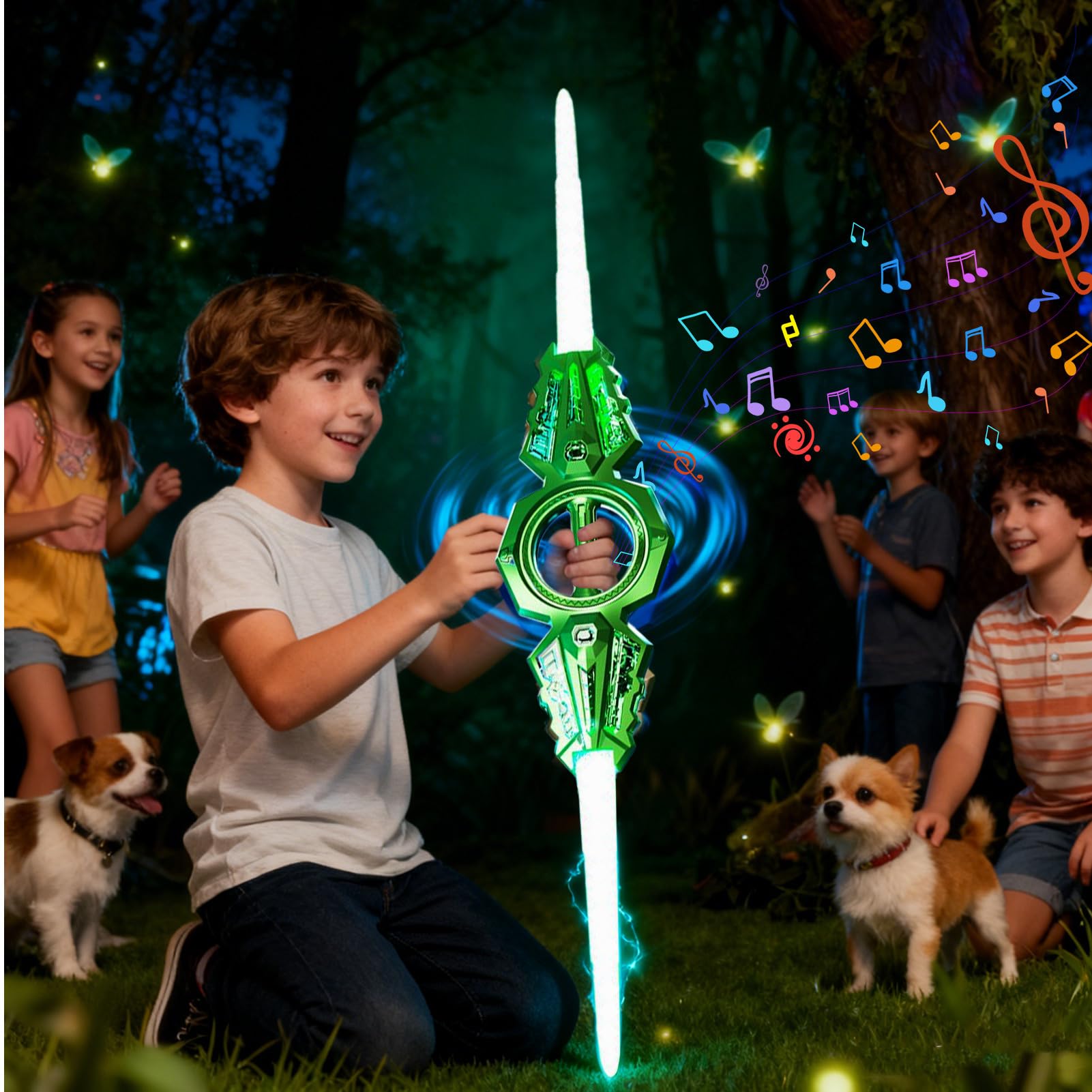 Générique Sabre de Duel, Accessoires de Cosplay Rétractables, Accessoires De Cosplay De Sabre De Duel, pour Filles Garçons Fans Maison École Parc Extérieur Jeu De Déguisement Anniversaire Noël