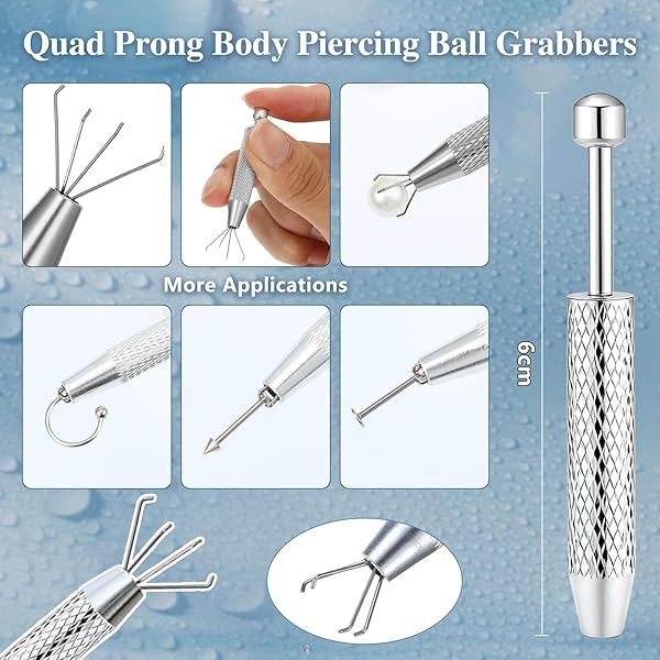 G23 Titanio Piercing Naso Nostril Ferro di Cavallo per Donna Argento Oro 20g 7-10mm Piercing Naso CZ Helix Tragus Sopracciglio Daith Labret Setto Cerchi Ferro di Cavallo Piercing Gioielli Set - 5