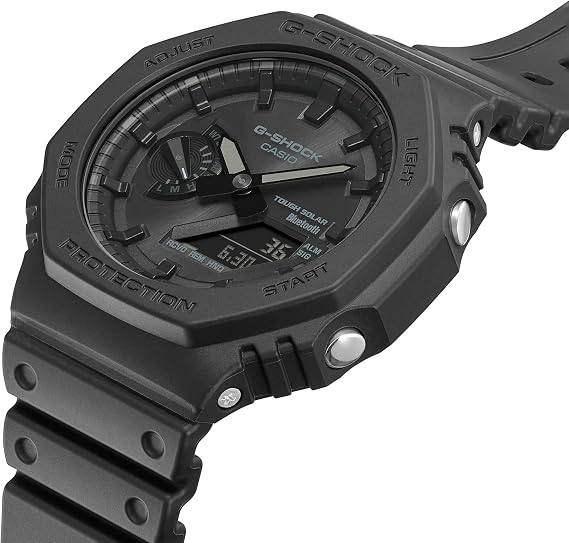 Casio unisex-adult G-SHOCK Bluetooth Tough Solar GA-B2100-1A1 Matt Black Mobile Link Analog-Digital Carbon Core Guard Construction Parallel Import