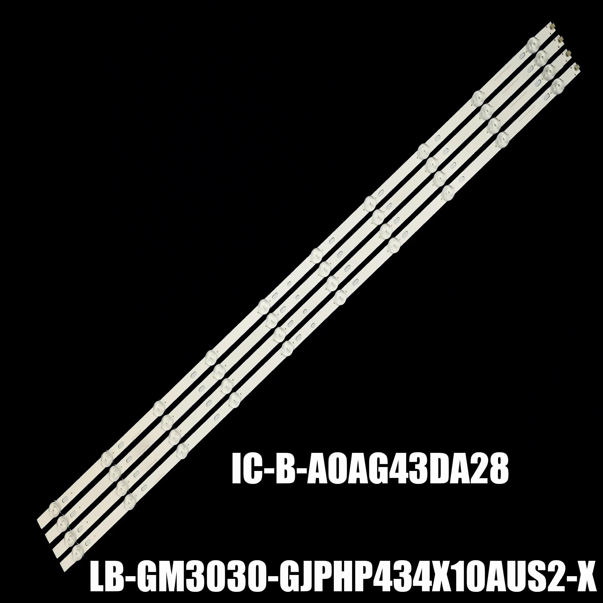Tira Led Tv Tira Retroiluminación LED Para 43PUS6504/12 43PUS7555 43PUS6504/62 43PUS7505/62 GJ-2K18-430-D310-V2 IB-GM3030-GJPHP434K10AUS2-K