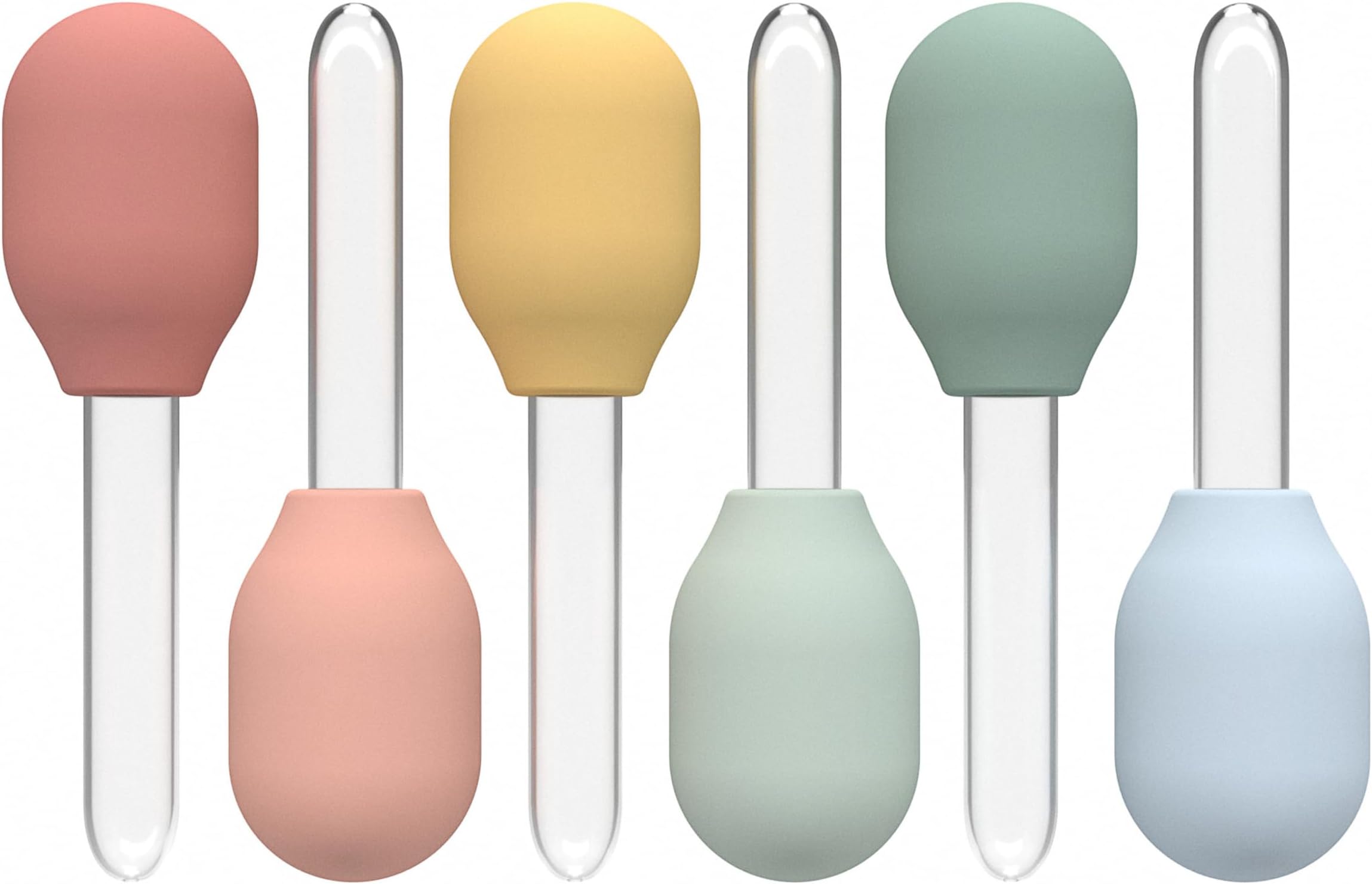 Inspire My Play 6 x Pastel Pipettes for Children - Pipettes Dropper for Kids - Sensory Toys and Accessories for Messy Play