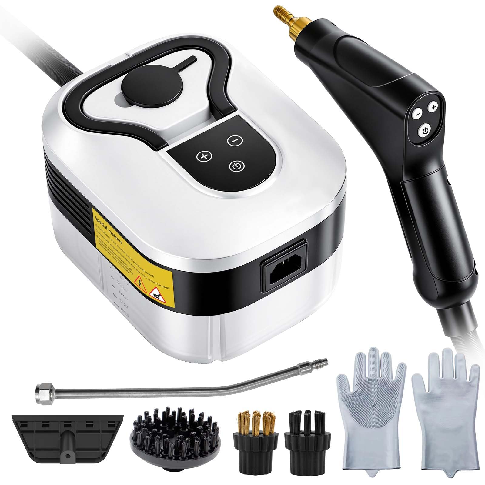 2500W Steam Cleaner for Home Car 15s Heat-Up Handheld Steamer for Cleaning 1 2L Portable High Steam Cleaners