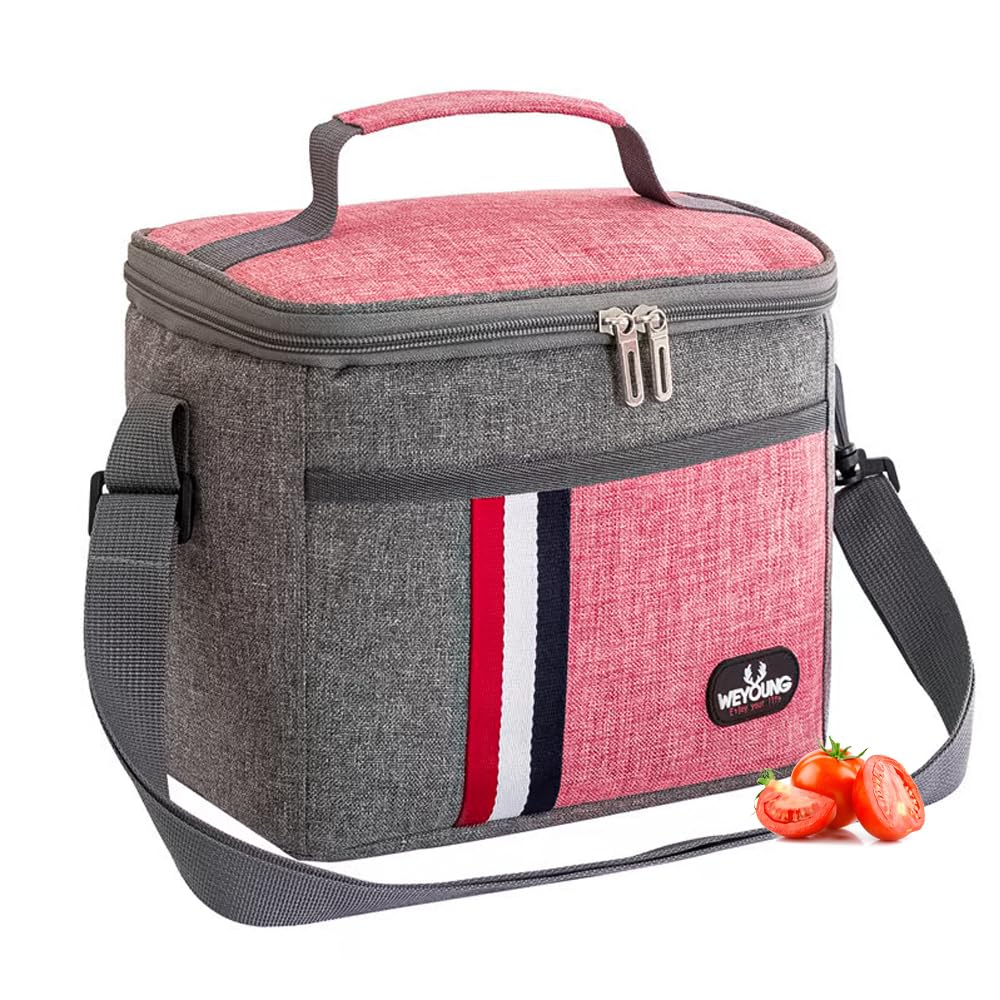 Insulated Lunch Bag for Women Men - Reusable Lunch Box Durable Waterproof Leakproof Cooler Lunch Tote Pail -