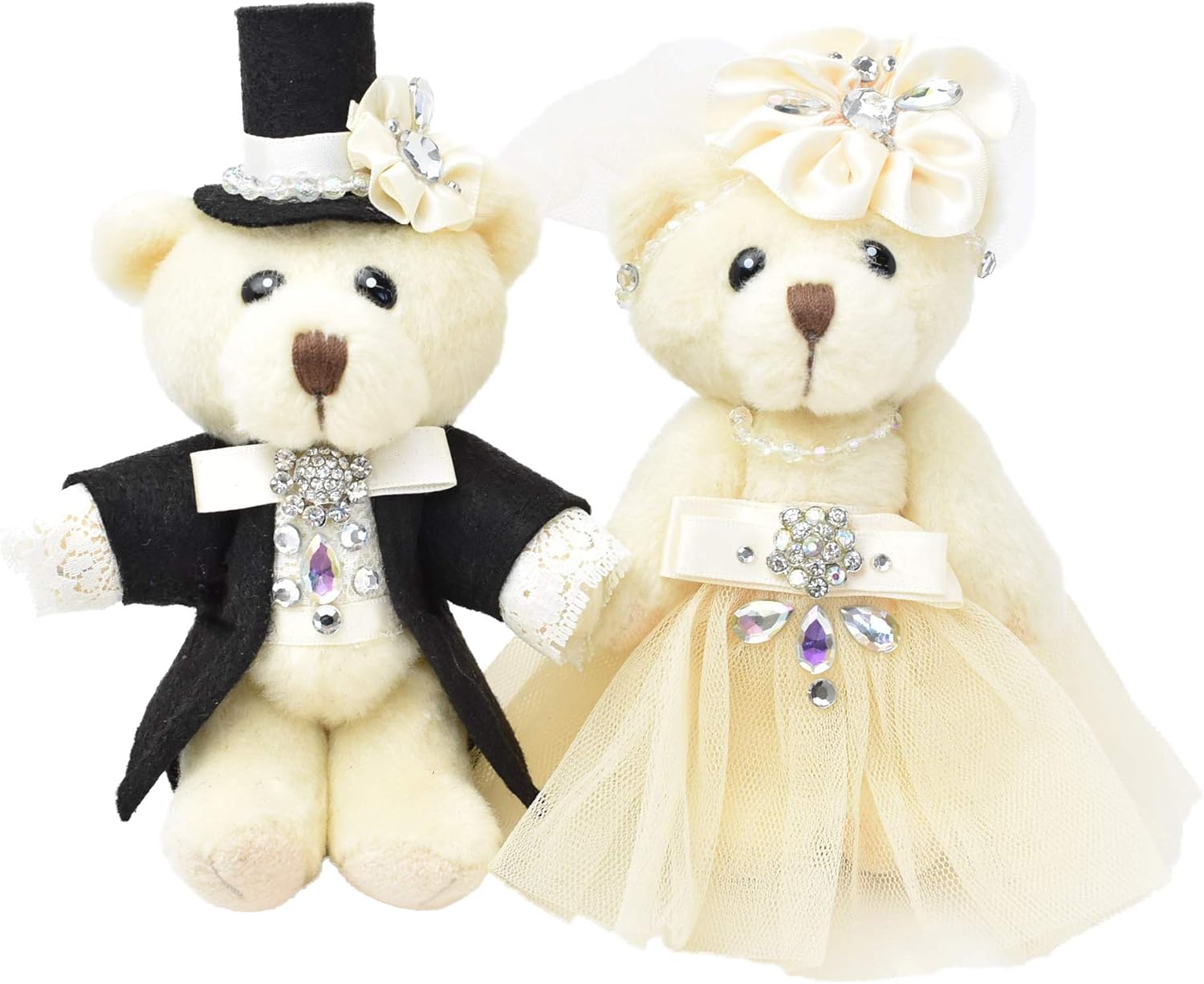 ラブリーレース ウェルカムドール テディベア 新郎新婦 M 完成品 ペア ウェディング ドール ウェルカム ベア ぬいぐるみ おもちゃ Amazon