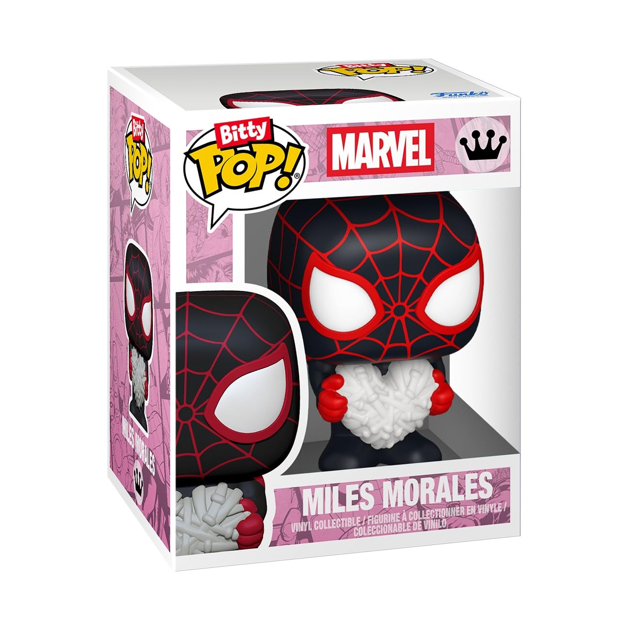 Funko Bitty POP! Bouquet: Marvel Comics, Valentines- Miles Morales & Ghost Spider, Collectable Vinyl Figure, Gift Idea - Image 3